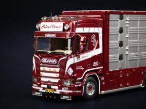 PETER OTTESEN  SCANIA R HIGH ROOF 6X4 BOXED TRUCK WITH LIVE STOCK