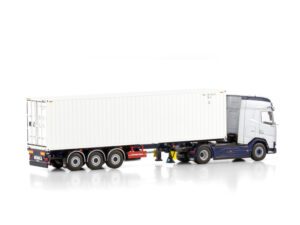 BERNARD ET BERNARD; DAF XG+ 4X2 FLEX CONTAINER TRAILER – 3 AXLE + 40FT CONTAINER