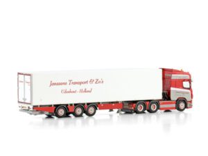 JANSSENS TRANSPORT & ZN’S; SCANIA R HIGHLINE CR20H 6X2 TAG AXLE TRIDEC REEFER TRAILER – 3 AXLE