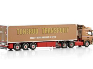 TONERUD; SCANIA 4 SERIES FLAT ROOF 6X2 TAG AXLE REEFER TRAILER – 3 AXLE