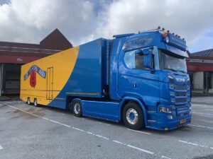 KEES VAN DER MEER; SCANIA S HIGHLINE CS20H 4X2 SEMI BOX TRAILER – 2 AXLE