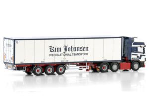 KIM JOHANSEN; SCANIA 4 SERIES TOPLINE 6X2 TWIN STEER REEFER TRAILER – 3 AXLE