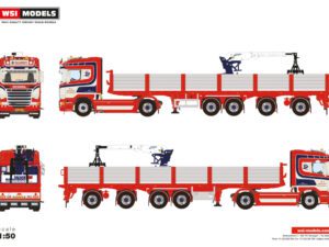 P&A FONTEIJN; SCANIA STREAMLINE HIGHLINE 4X2 BRICK TRAILER – 4 AXLE