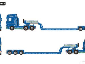 TJ BJERGNING; SCANIA R HIGHLINE CR20H 6X4 EURO PX LOW LOADER – 3 AXLE