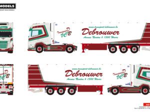 TRANSPORT DEBROUWER; DAF XG+ 4X2 REEFER TRAILER – 3 AXLE