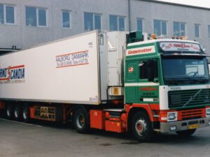 FREDERIK JENSEN; VOLVO F12 GLOBETROTTER 4X2 REEFER TRAILER – 3 AXLE