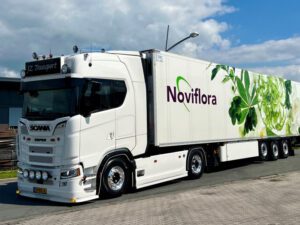 JZ TRANSPORT NOVIFLORA; SCANIA S HIGHLINE CS20H 4X2 REEFER TRAILER – 3 AXLE