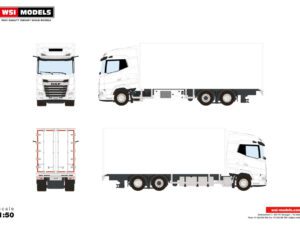 White Line; DAF XG RIGED REEFER TRUCK 6X2 TAG AXLE