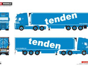 Tenden; VOLVO FH5 GLOBETROTTER XXL 6X2 TAG AXLE REEFER TRAILER – 3 AXLE