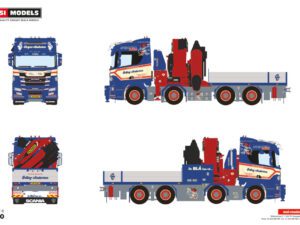 Erling Andersen; SCANIA R NORMAL CR20N 8X4 MED PALFINGER PK 135.002 TEC 7 + JIB MED BALLAST LÅDA