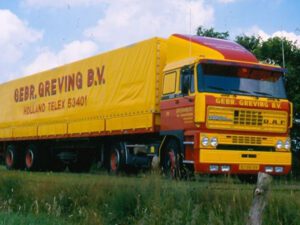 Gebr. Greving Transport; DAF 3300 4X2 CLASSIC CURTAINSIDER TRAILER – 2 AXLE