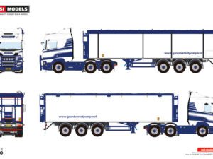 Pomper Earthmoving Company; SCANIA R NORMAL CR20N 6X2 DUBBLA STYRREMSTRAILER – 3 AXLIG