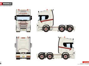 Van Merode Transport; SCANIA R HIGHLINE CR20H 6X2 TWIN STEER