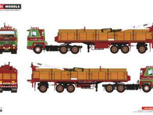 Fonteijn Weert; SCANIA 0 SERIES 6X2 TAG AXLE CLASSIC BRICK TRAILER – 3 AXLE