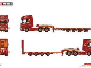 Karsten V. Olesen; DAF XG+ 6X2 TAG AXLE SEMI LOW LOADER WITH RAMPS – 4 AXLE