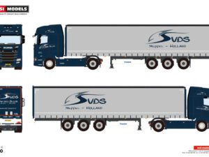 Van der Sluis transport; SCANIA S HIGHLINE CS20H 4X2 CURTAINSIDE TRAILER – 3 AXLE