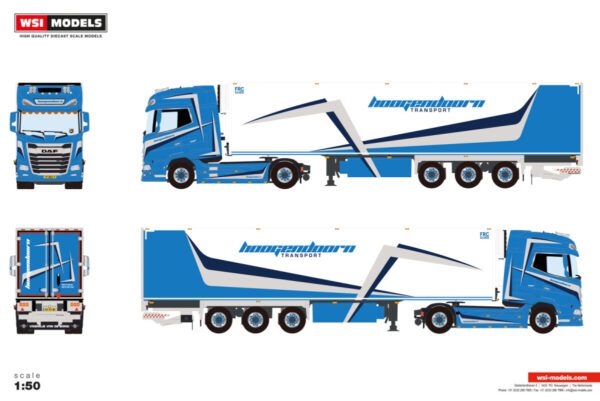 Andre Hoogendoorn Transport; DAF XG+ 4X2 REFFERTRAILER - 3 AXLAR - Bild 2