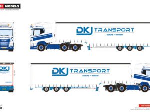 DKJ Transport; DAF XG+ 6X2 TAGAXEL SEMI MED RIDDIN – 3 AXLAR