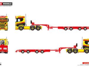 Car-Lack; SCANIA R NORMAL CR20N 6X2 TWIN STEER SEMI WHEEL WELL LOW LOADER – 4 AXLE