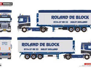 Roland de Block; DAF 95XF SPACE CAB 4X2 TIPPER VOLYM TRAILER – 3 AXLAR