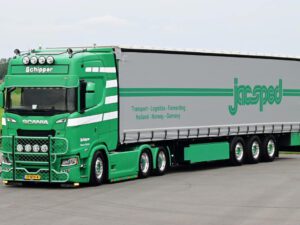 Schipper Transport; SCANIA S HIGHLINE CS20H 6X2 TAG AXLE CURTAINSIDE TRAILER – 3 AXLE