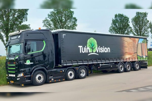 Tuinvision Group BV; SCANIA S HIGHLINE CS20H 6X2 TWIN STEER TRIDEC CURTAINSIDE TRAILER - 3 AXLE