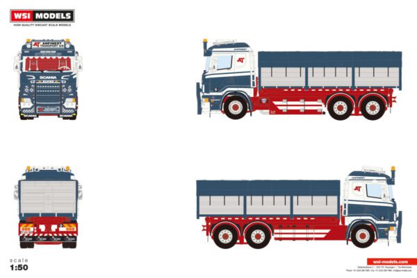 Anfinest; SCANIA R5 FLAT ROOF RIGED TRUCK WITH HOOKLIFT SYSTEM 6X2 TAG AXLE + 15M3 CONTAINER - Bild 3