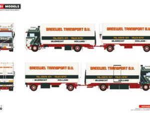 Breewel; VOLVO F12 GLOBETROTTER RIGED BOX TRUCK 4X2 RIGED BOX DRAWBAR TURNTABLE TRAILER – 2 AXLE