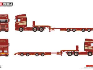 Hans Kirn GmbH & Co. KG; SCANIA S HIGHLINE CS20H 6X4 SEMI WHEEL WELL LOW LOADER – 4 AXLE