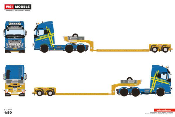 L.A. van Roozendaal; VOLVO FH4 GLOBETROTTER XL 6X2 TAG AXLE EURO PX LOW LOADER - 2 AXLE - Bild 2