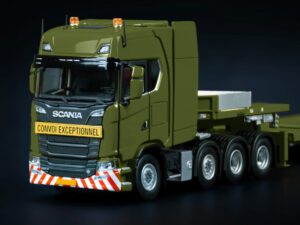 Scania S Serie High Roof 8×4 plus Nooteboom MCO Semi Low Loader 7 axle Green Serie