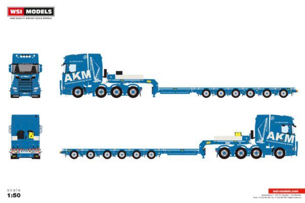 AKM; SCANIA S HIGHLINE CS20H 8X4 SL LOW LOADER - 6 AXLE