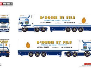 D’Hoine; SCANIA R HIGHLINE CR20H 6X2 TWIN STYR KYLLSLÄPP – 3 AXLIG