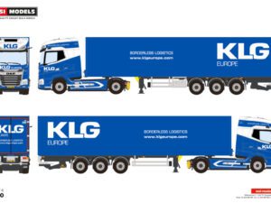 KLG Europe; DAF XG+ MY25 4X2 BOXTRAILER – 3 AXLAR