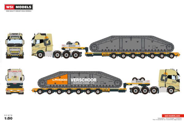 M. Verschoor; VOLVO FH5 GLOBETROTTER XL 8X4 MANOOVR - 7 AXLE - Bild 3