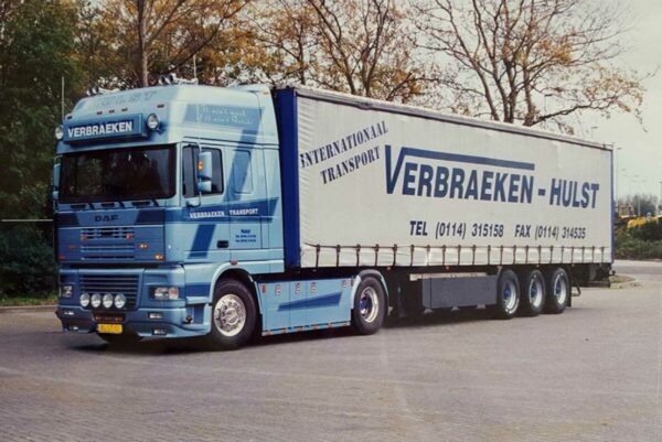 Verbraeken; DAF 95XF SUPER SPACE CAB 4X2 CURTAINSIDE TRAILER - 3 AXLE